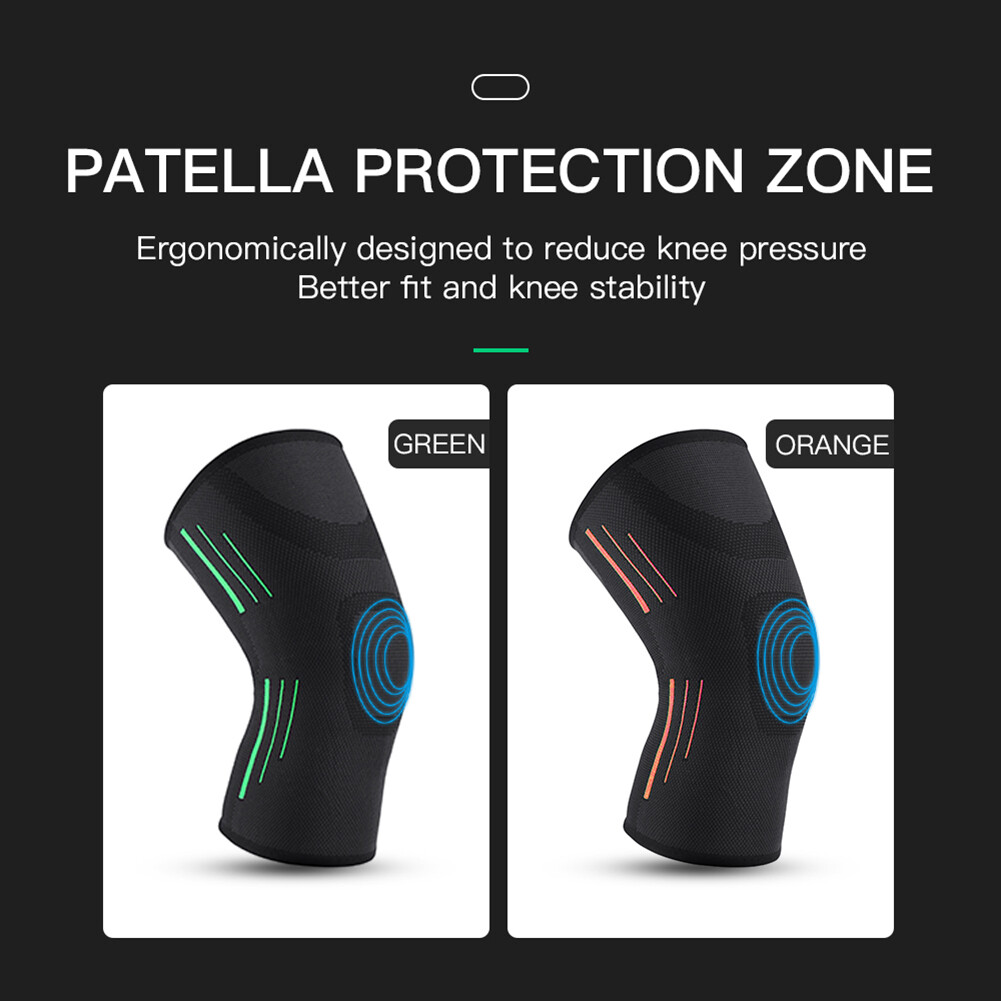 Compression Support Sleeve Sports Knee Braces for Knee Pain Elastic Knee Pads US