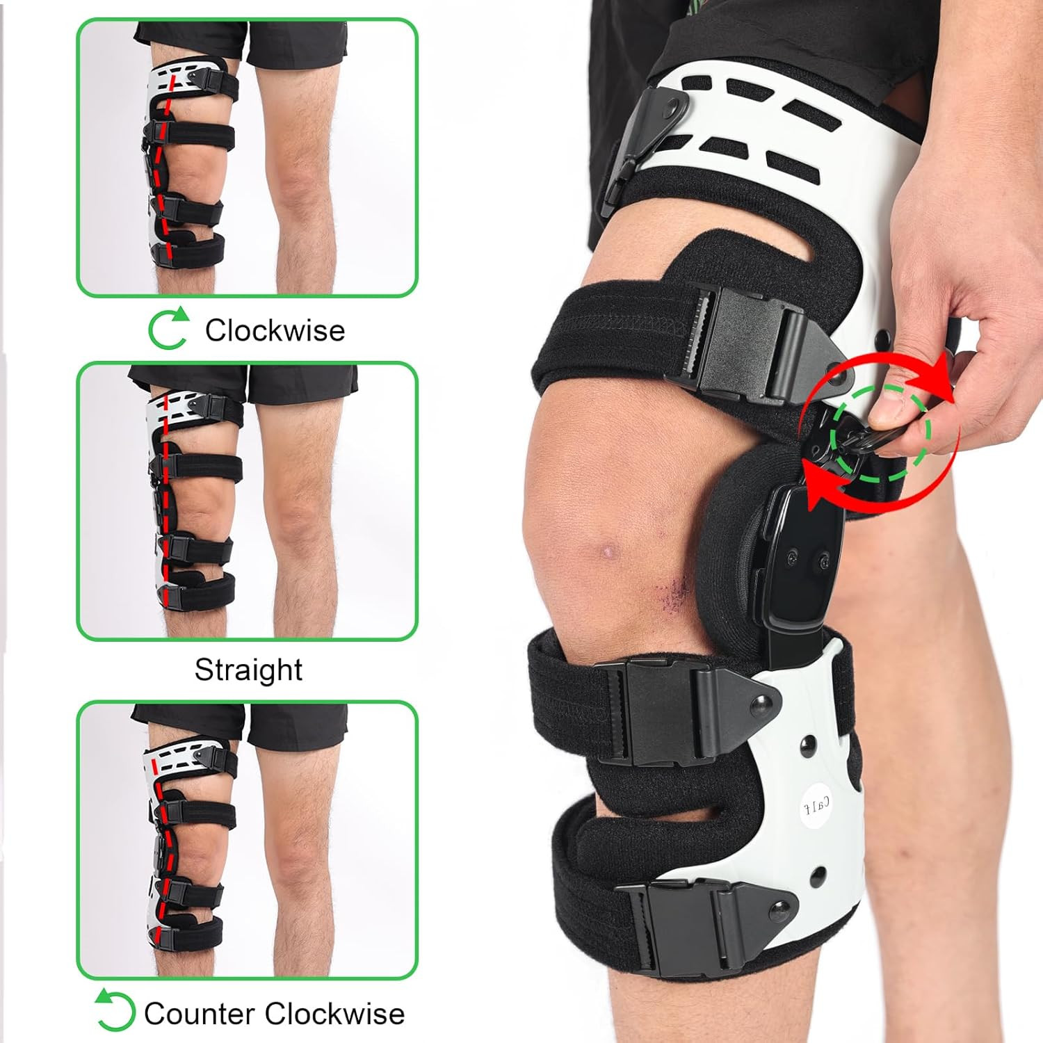 Adjustable OA Knee Brace for Osteoarthritis & Arthritis Pain Relief – Left