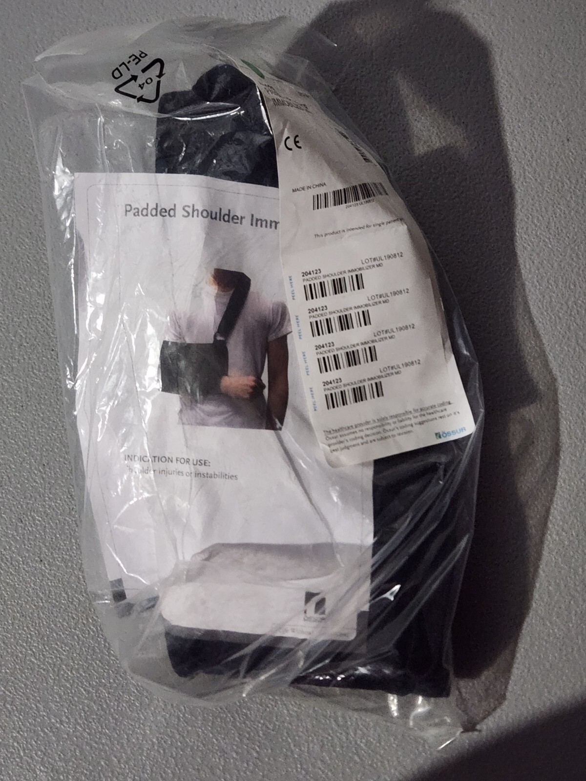 Ossur Padded Shoulder Immobilizer Sling- Shoulder Immobilizer Post Injury