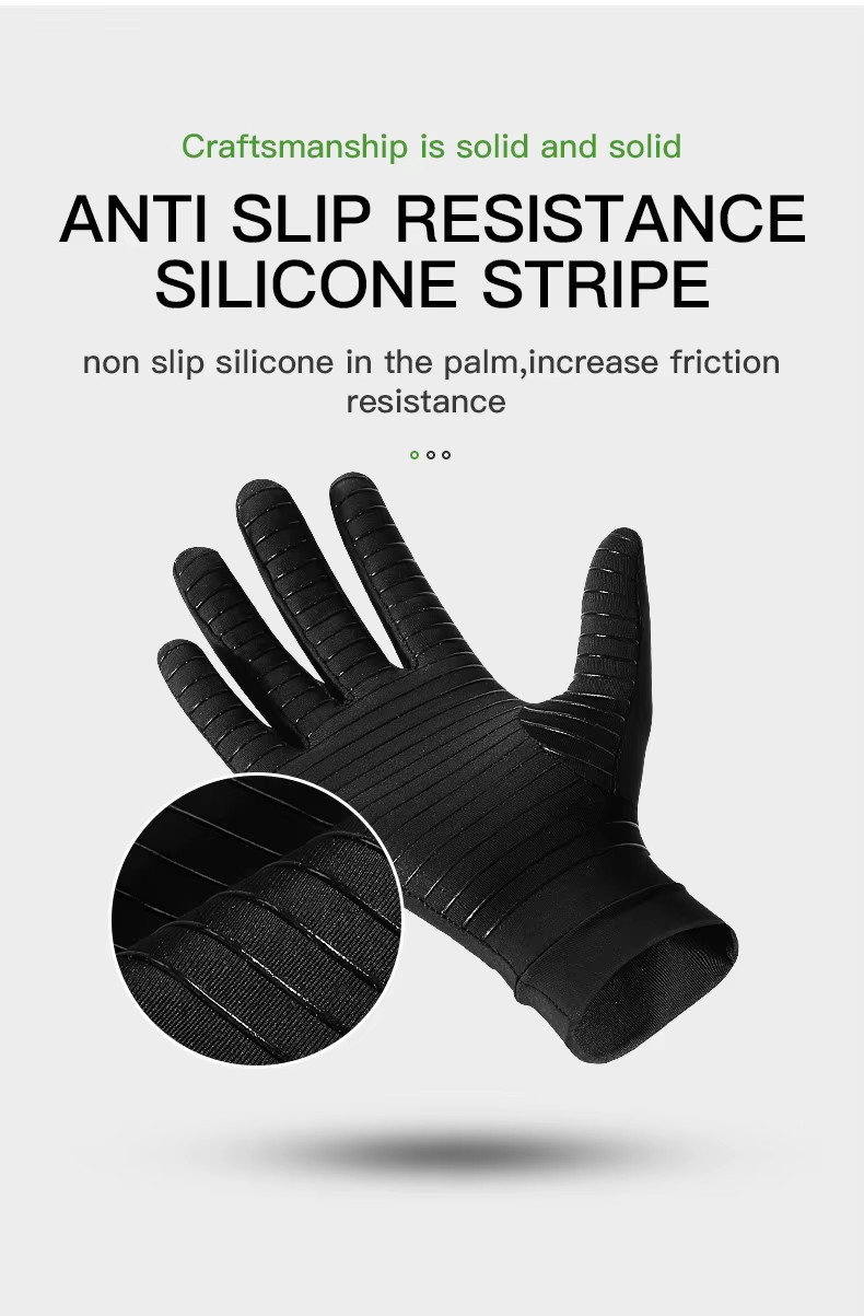 Magnetic Arthritis Compression Wrist Support Hand Pain Relief Cycling Gloves