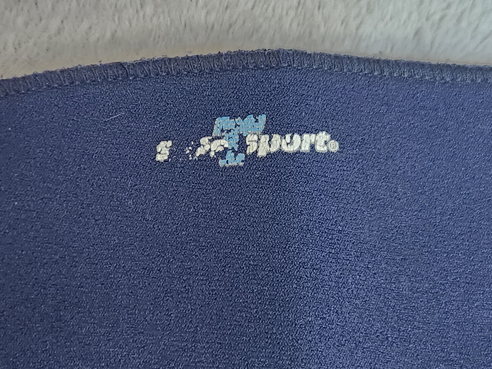 Blue Knee Compression Sleeve Support Elastic Slip On Pull Up Sports Gym