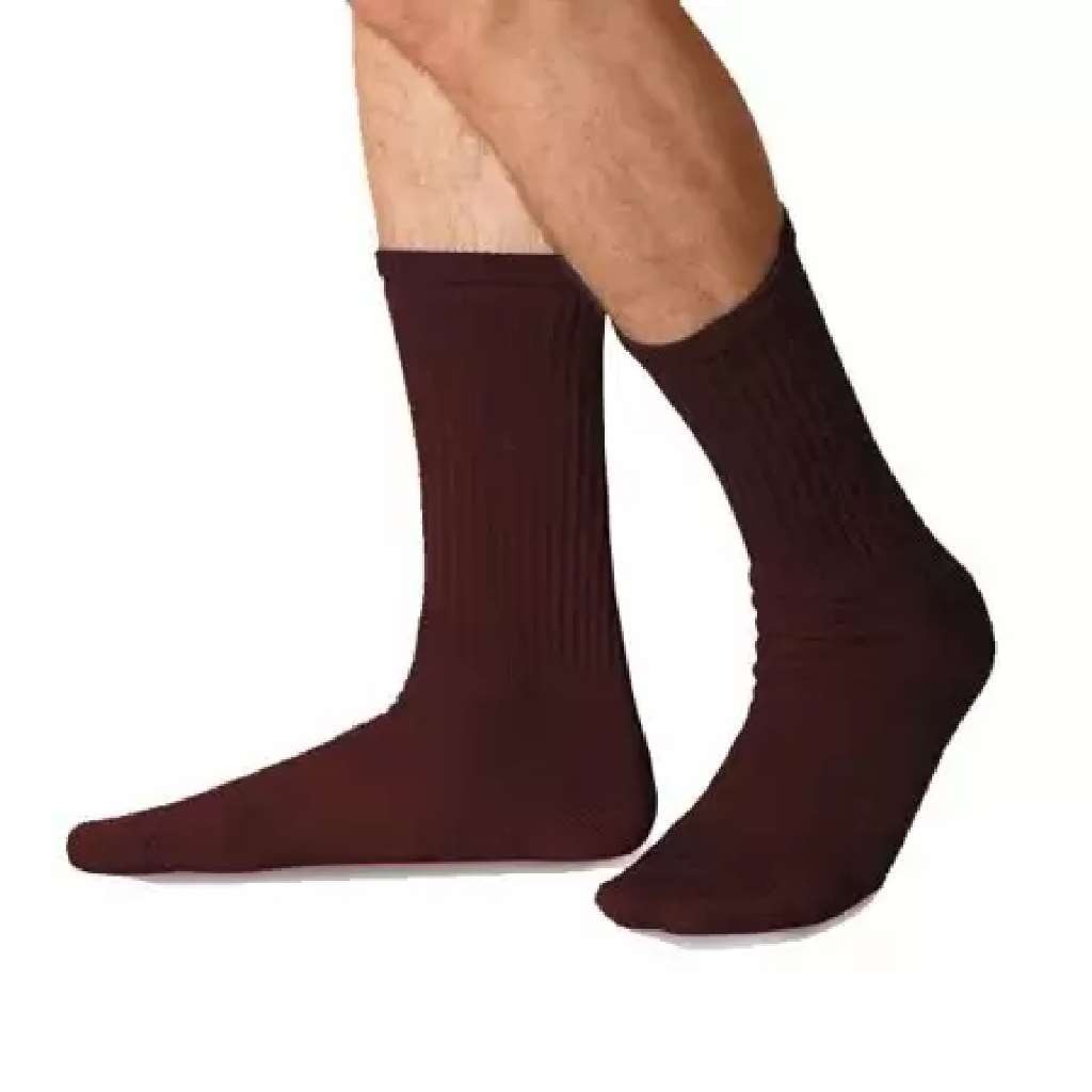 JOBST SensiFoot Diabetic Crew Style Socks 8-15mmHg (Brown) X-Small