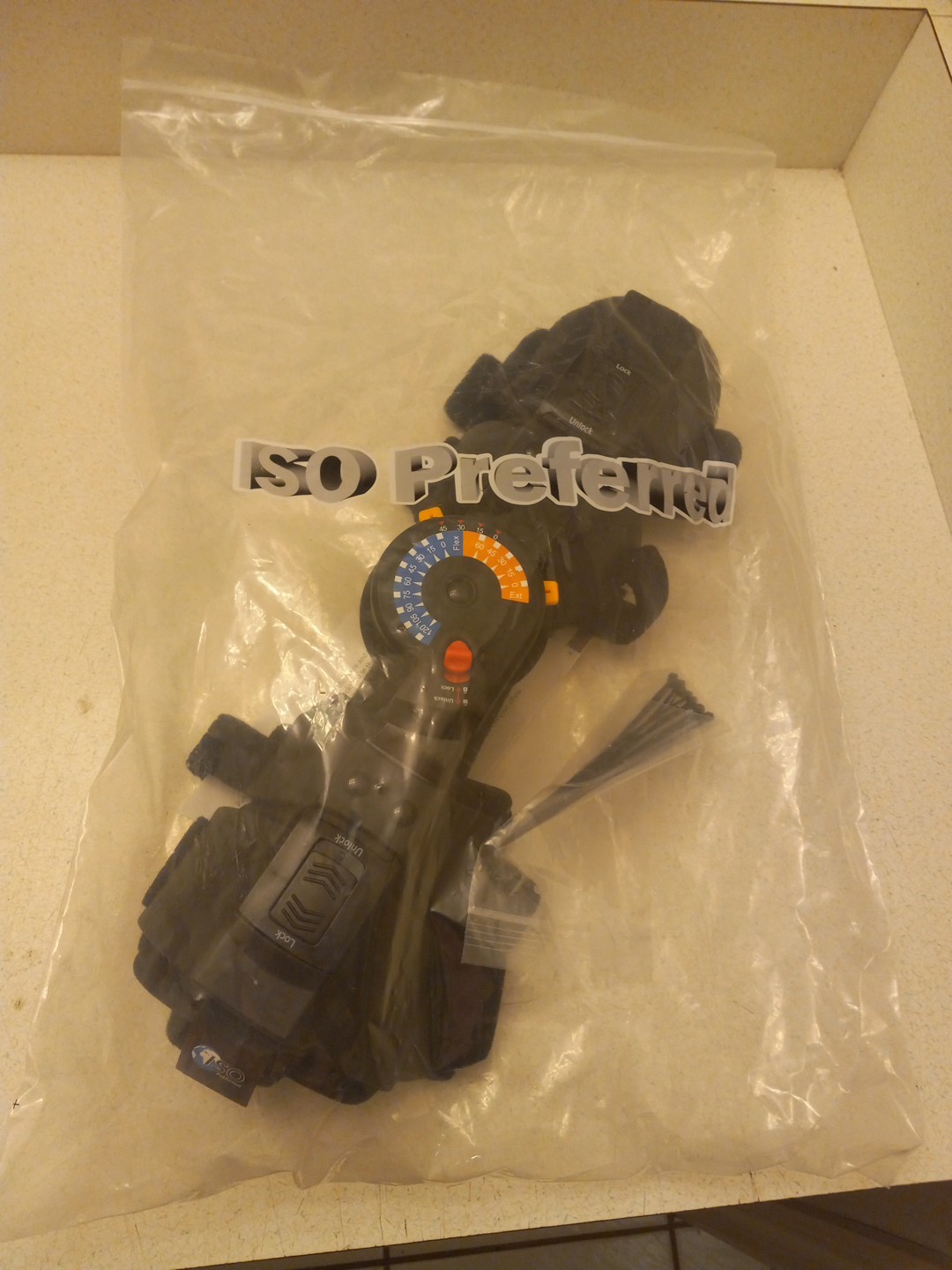 ISO Preferred Elbow PO ROM Brace Right with strap NEW IN BAG