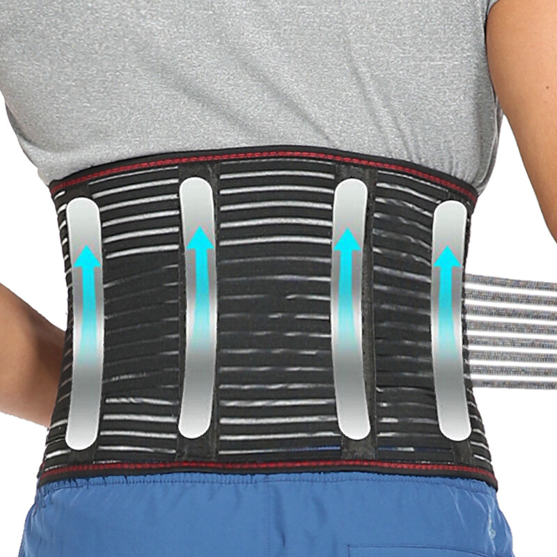 Breathable Lower Back Brace Lumbar Support Waist Belt For Men Women Pain Relief