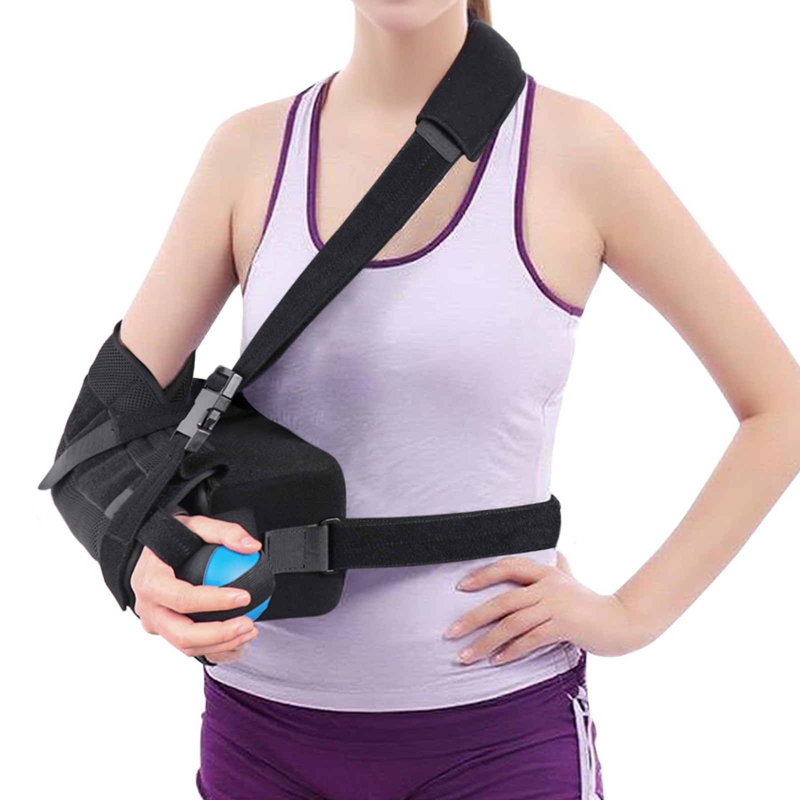 Shoulder Abduction Sling – Immobilizer for Injury Support – Pain Relief Arm P…