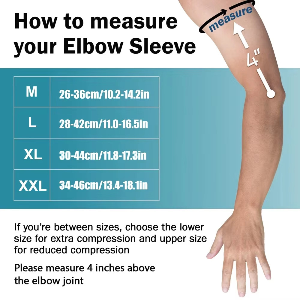 Sports Elbow Compression Sleeve Arm Support Brace US