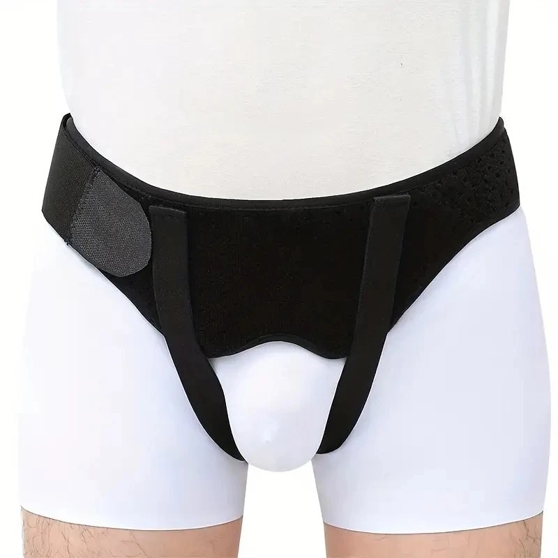 Hernia Support Belt Men Truss For Inguinal With 2 Removable Compression Pads US