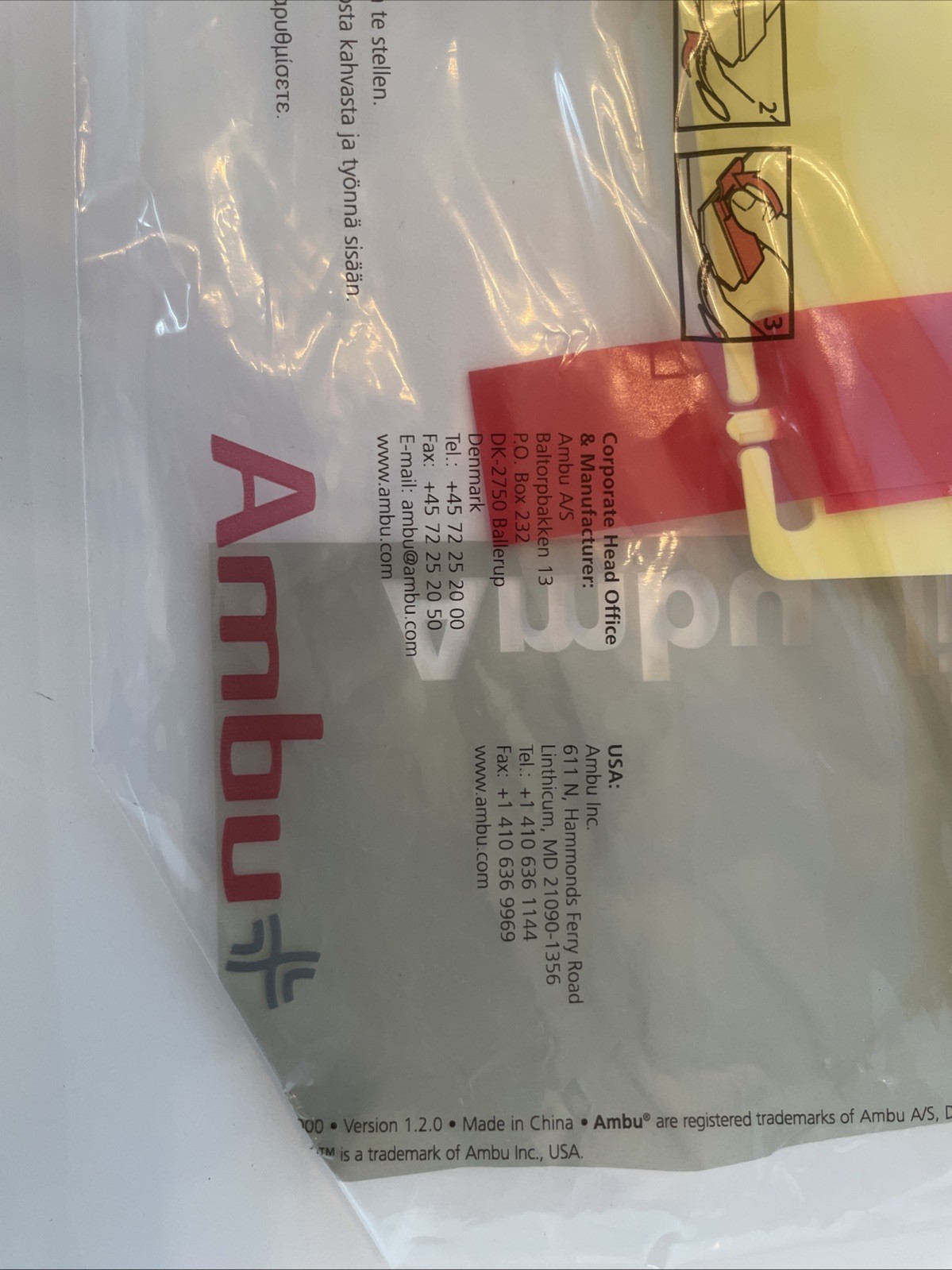 4 Ambu Head Wedge Cervical Immobilization Devices REF 000 264 034 Adjustable Med