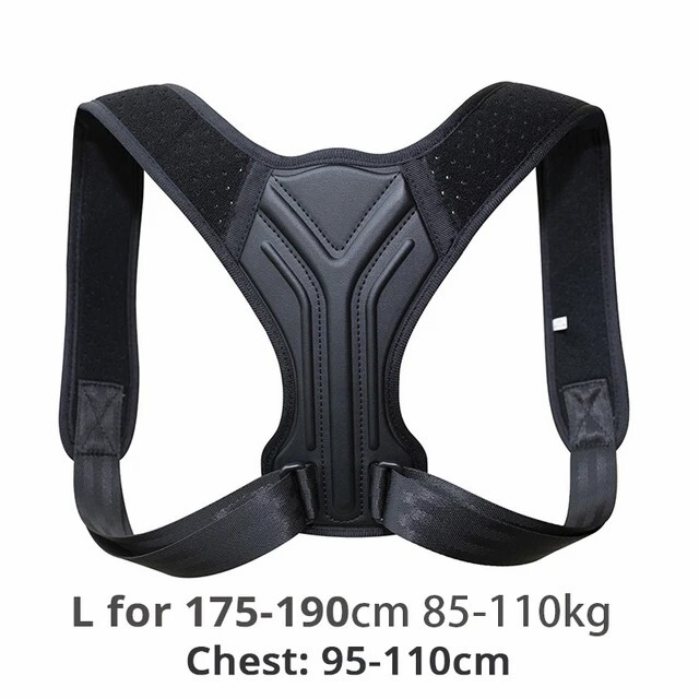 Posture Corrector Back Support Body Brace Wellness Lumbar Shoulder Support Belt