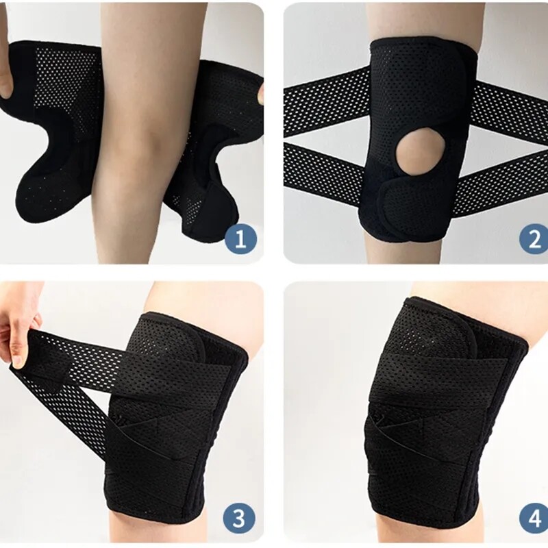 Compression Adjustable Knee Support for Knee Pain Arthritis Injury Recovery US