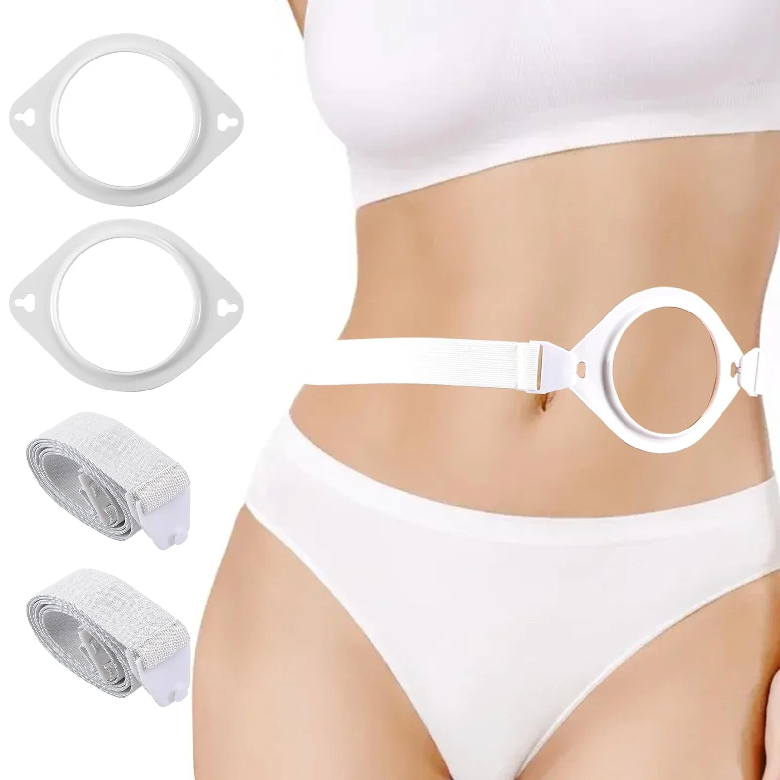 2 Pcs Adjustable Lightweight Ostomy Hernia Belt For Colostomy/Ileostomy, Osto…