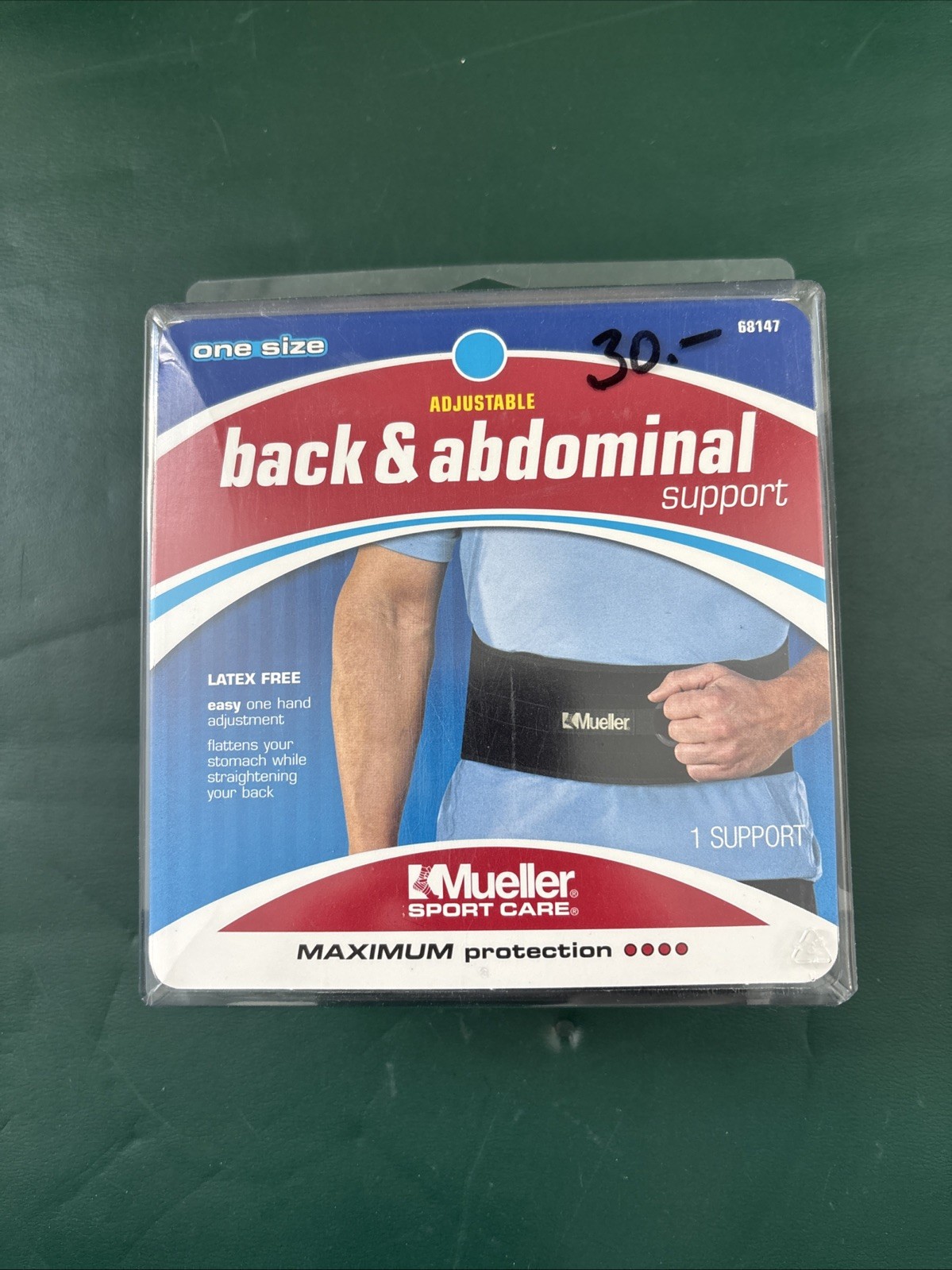 Mueller Sport Care Adjustable Back & Abdominal Support (One Size)