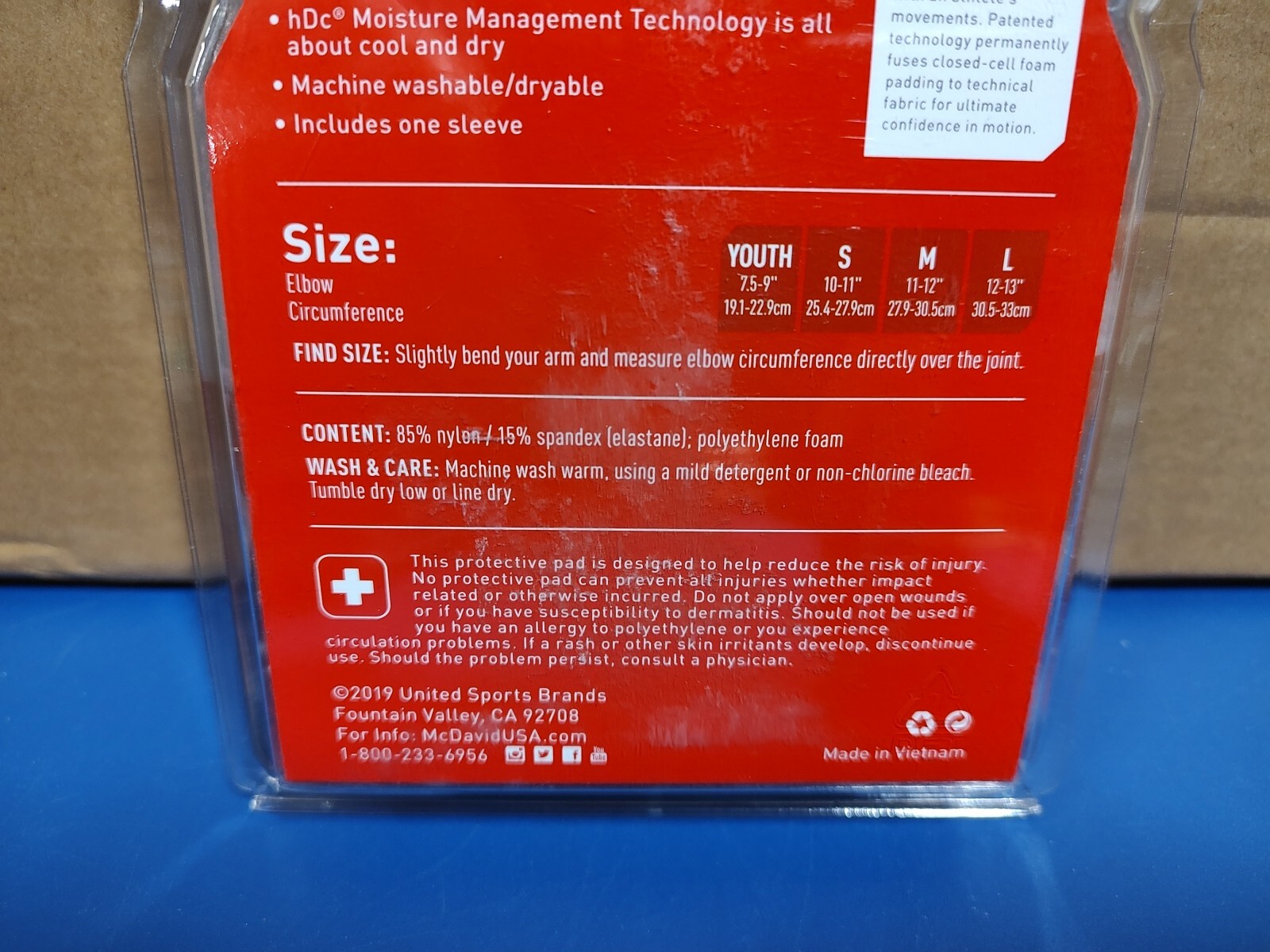 McDavid HEX® Reversible Padded Shooter Arm Sleeve Sports Basketball Football