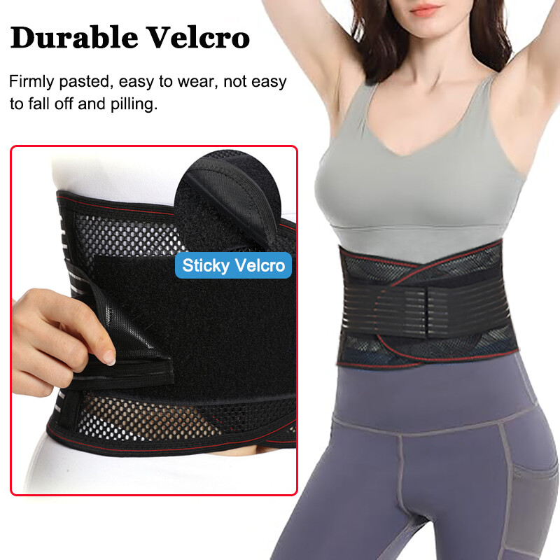 Orthopedic Lumbar Lower Back Support Belt Brace Sciatica Pain Relief Mens Women