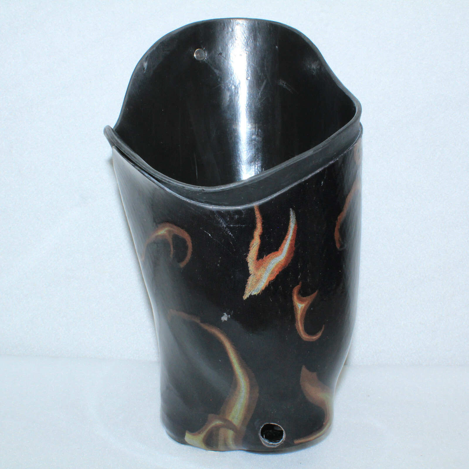 PROSTHETIC “FIRE WOLF” LEFT LEG SOCKET w/ BULLDOG FHLA-3 LAMINATED ADAPTER ~ EUC
