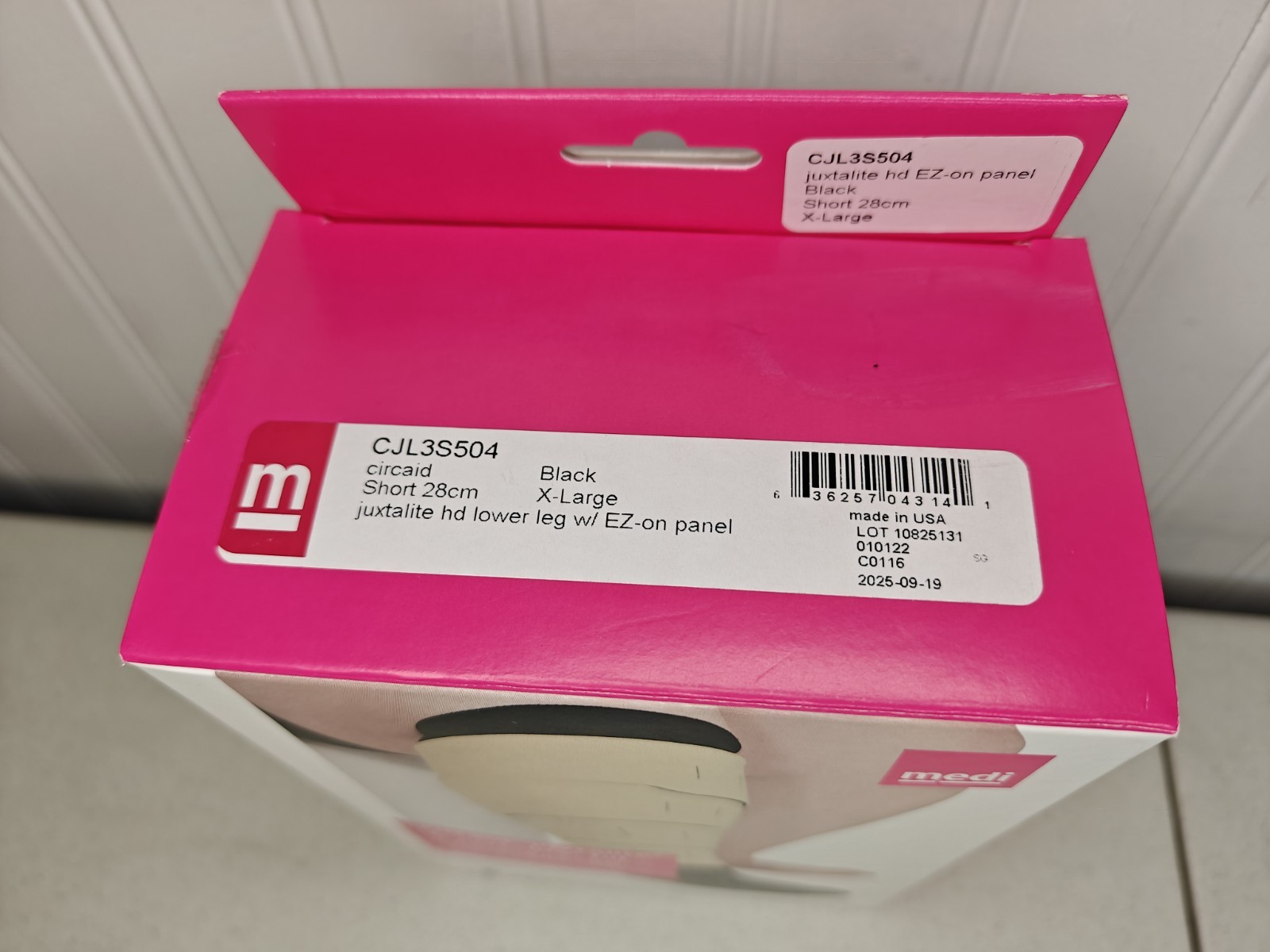 Medi Circaid Juxtafit Lower Leg Inelastic Compression EZ On X LARGE Short 28cm
