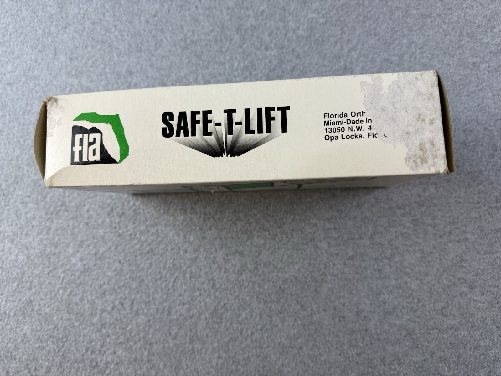 FLA Self-T-Lift Orthopedic White Back Support Sz M Vintage