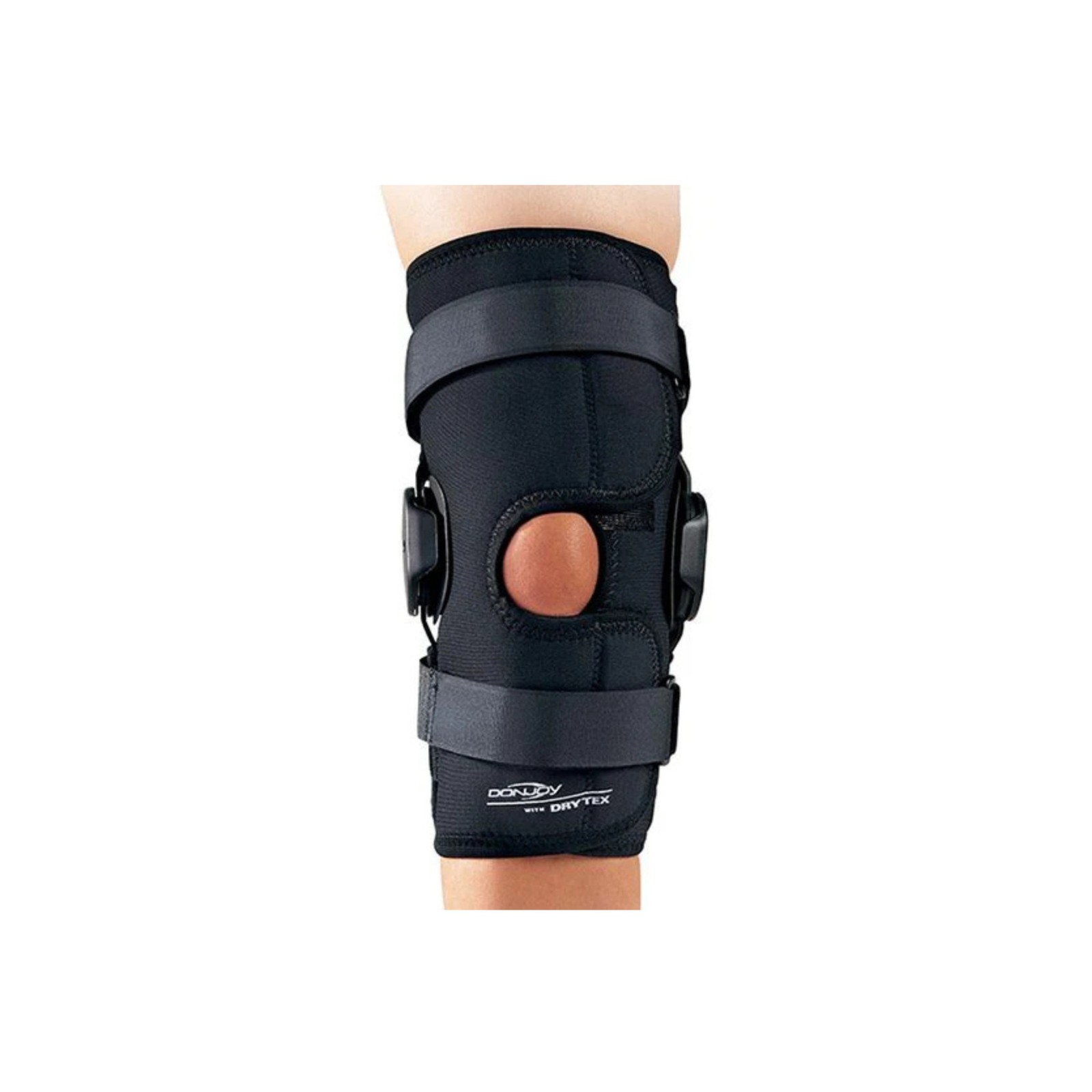 Donjoy Deluxe Hinged Knee Wrap Drytex Sleeve Open Popliteal (X-Large)