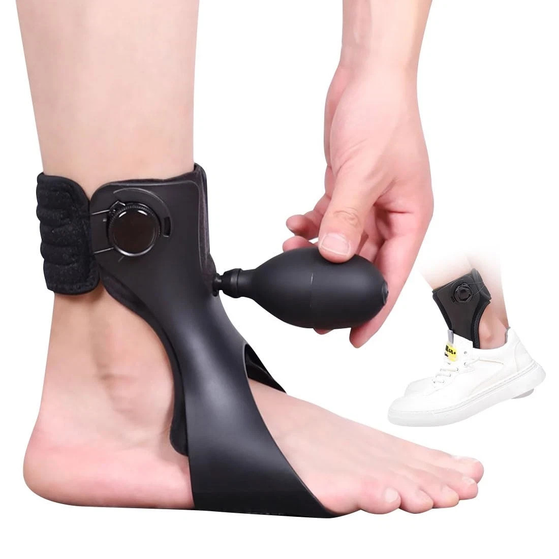 AFO Foot Drop BraceAdjustable Drop Foot Brace for Enhanced WalkingUpgraded In…