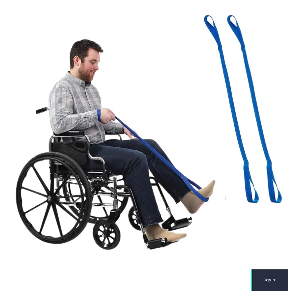 Flexible Leg Lifter 34 Inch Nylon Webbing Mobility Aid Transfer Assist