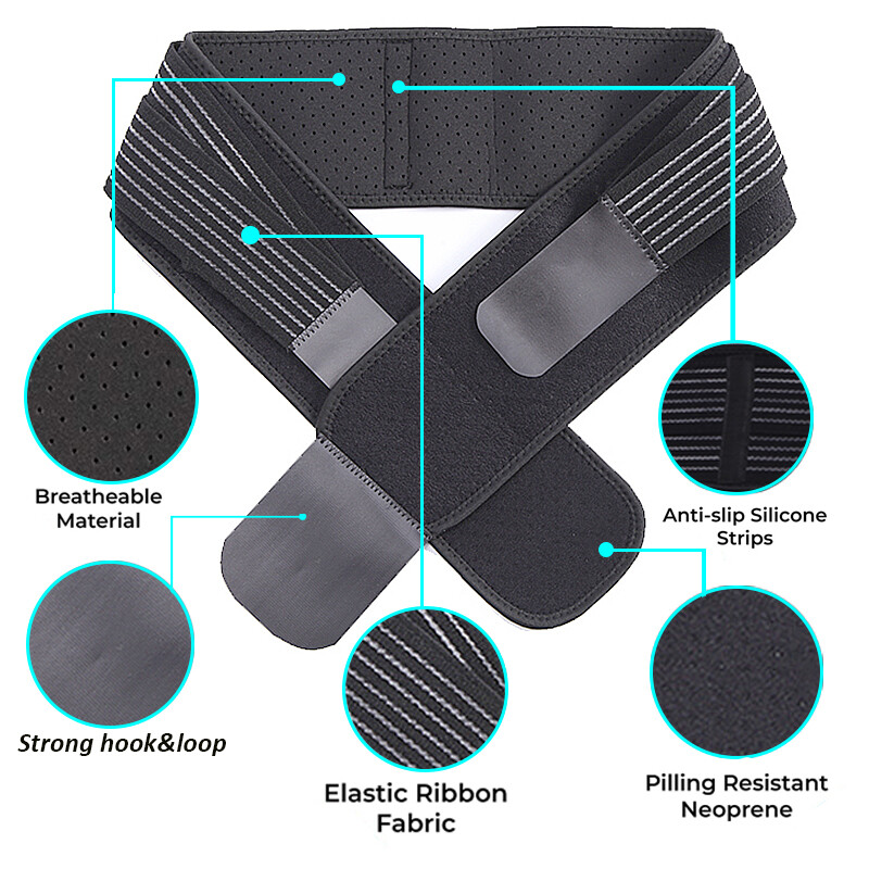Pelvic Lower Back Hip Support Sacroiliac Belt Si Joint Pain for Women and Men