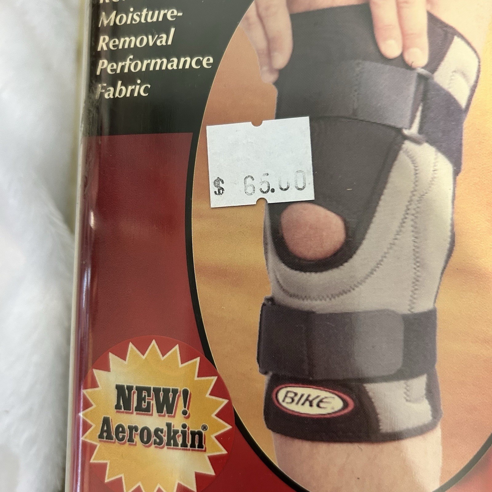 Bike All-Sport Hinged Knee Brace Medium Neoprene Aeroskin Moisture Wicking Black