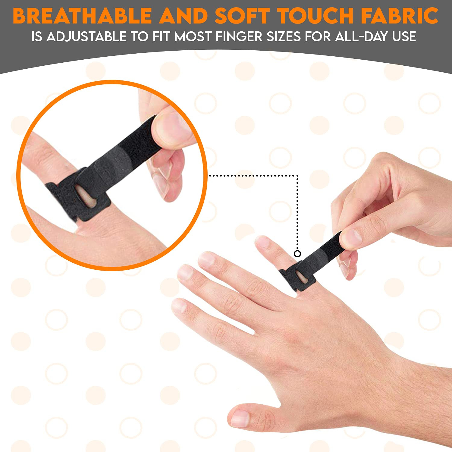 Trigger Finger Splint – Support Brace for Middle, Ring, Index, Thumb and Pinky –