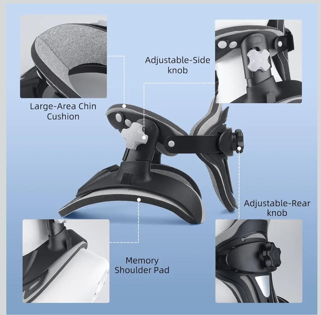 Neck Stretcher Cervical Traction, Adjustable Cervical Neck Traction Device, Neck
