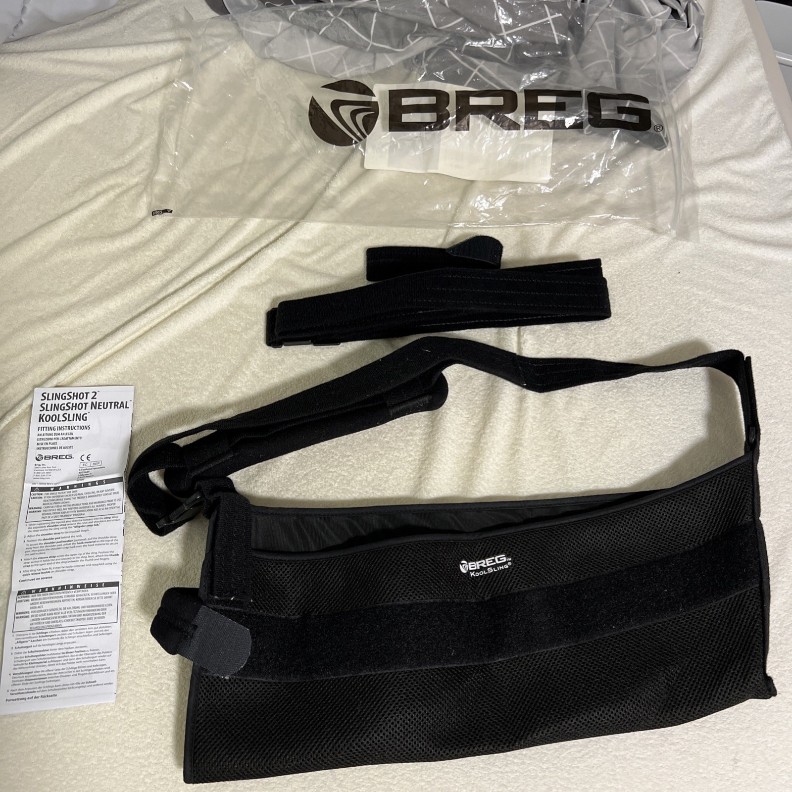 Breg Koolsling Immobilizer XL Slingshot 2 Arm Shoulder