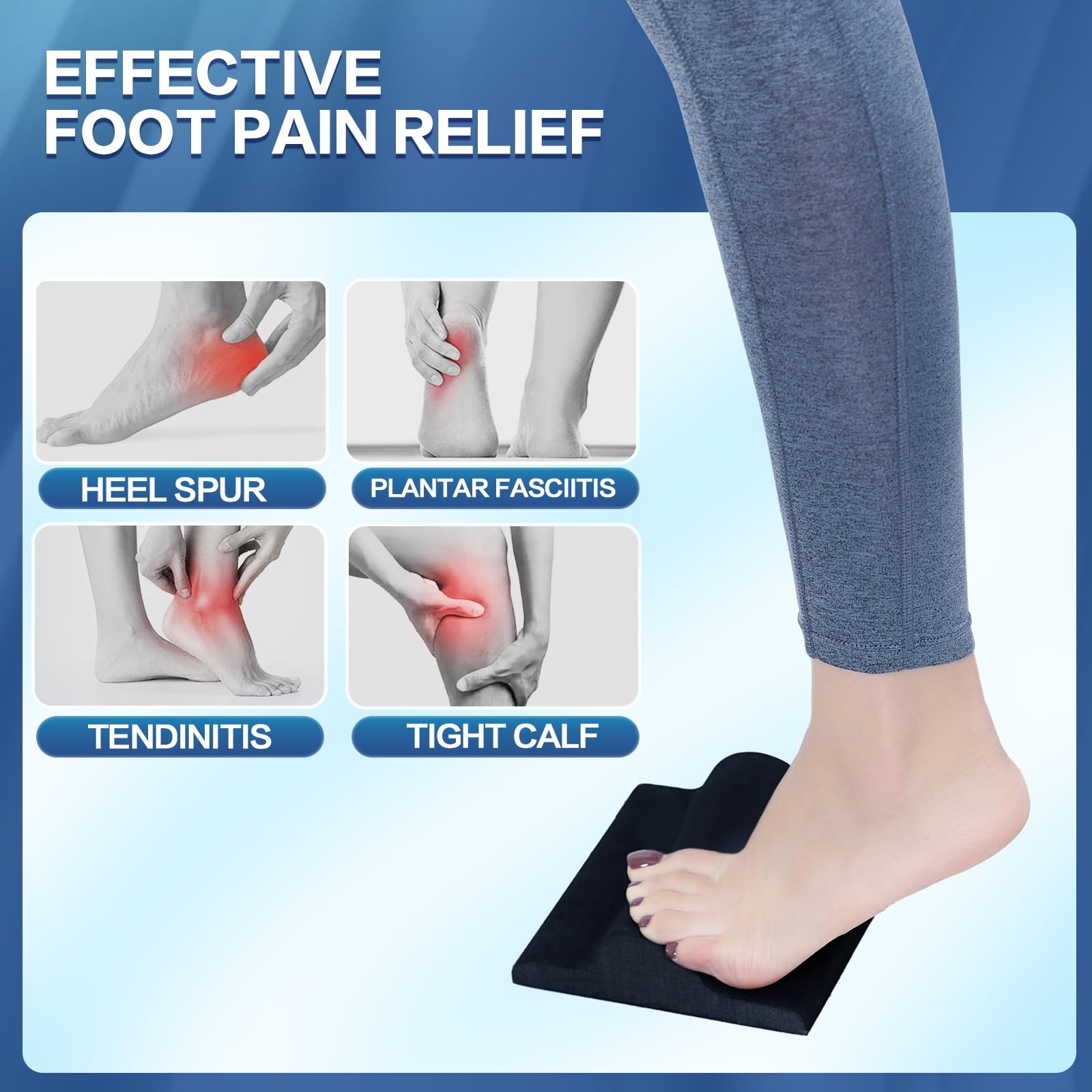 Plantar Fasciitis Relief Foot Stretcher Pad for Plantar Fasciitis, Achilles T…