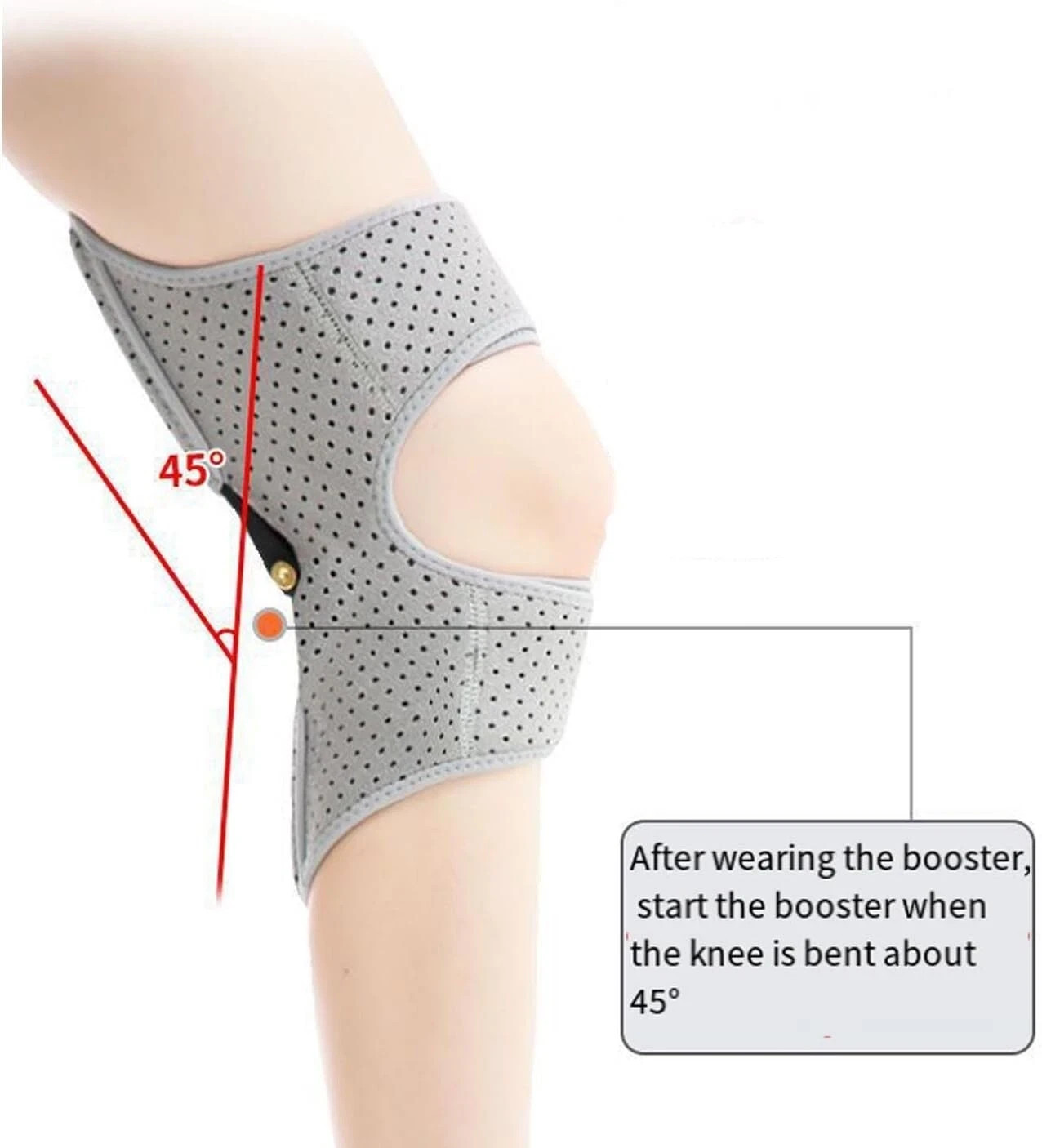 Knee Assistive Device Knee Brace for Pain Relief Walk Support Stabilizer Pad US