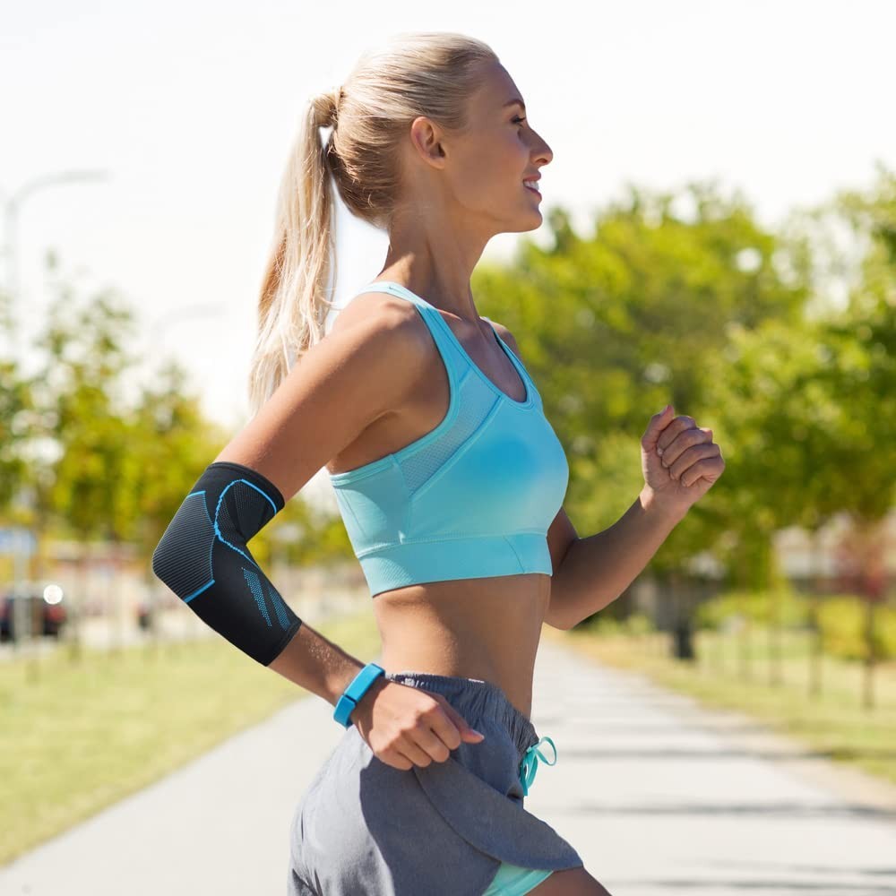 Upgraded 3D Elbow Compression Sleeve – Supports Tennis Elbow & Tendonitis Relief