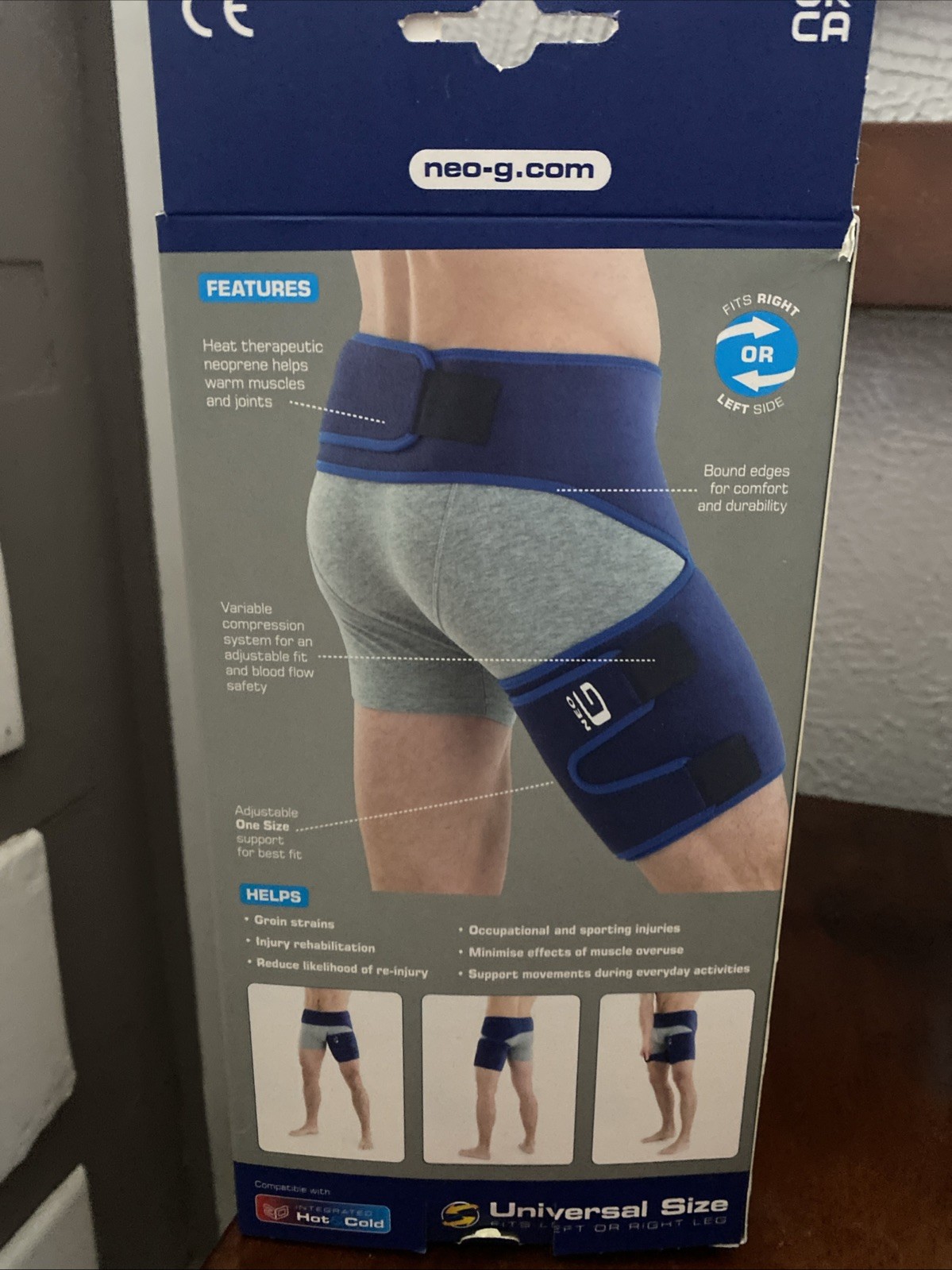 Neo G Groin Support for Thigh or Hamstring Injury for Men and Women