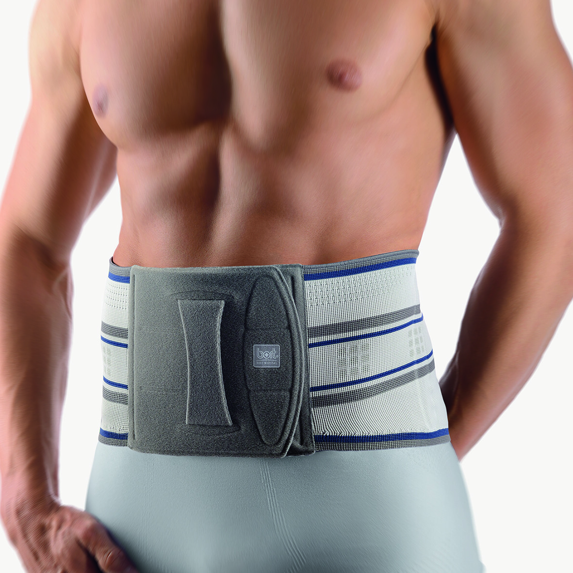 BORT 104690 StabiloBasic Back Support with Pad, Back Brace Lumbar Orthopedic