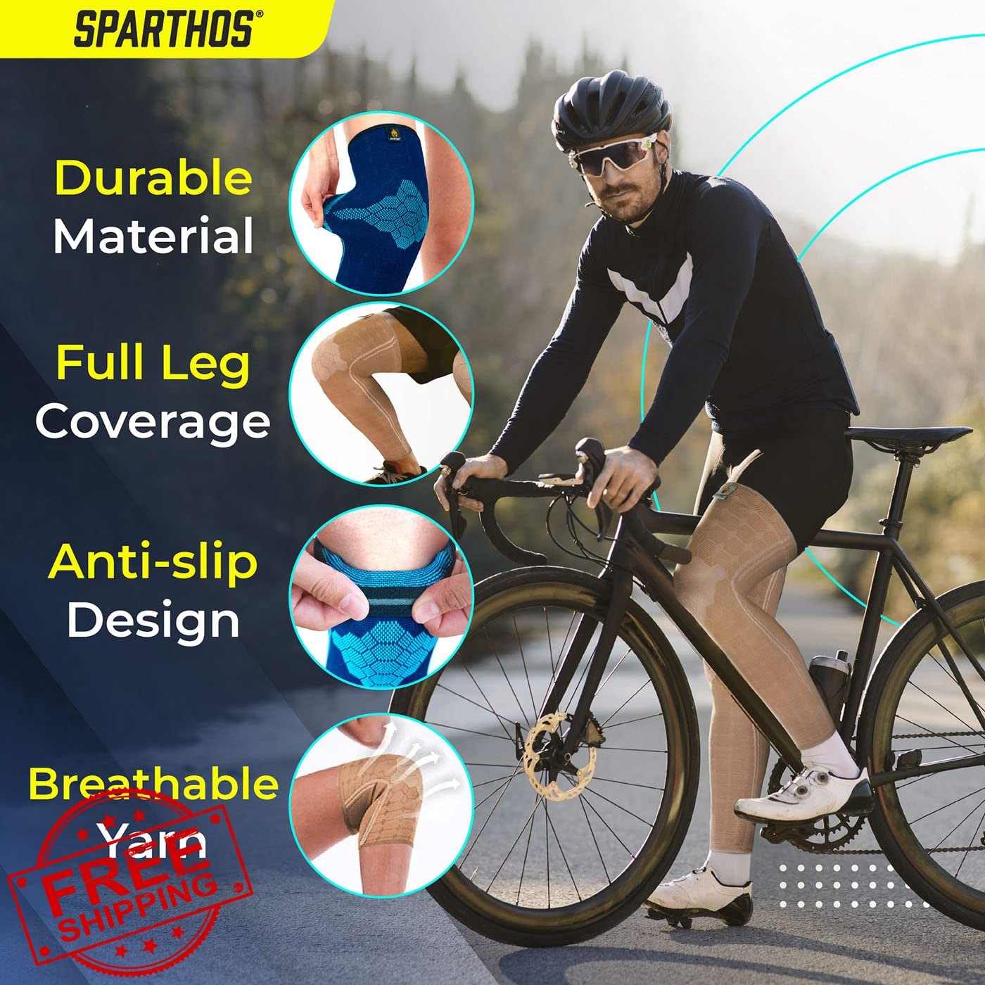 Sparthos Leg Sleeves X-Large Desert Beige