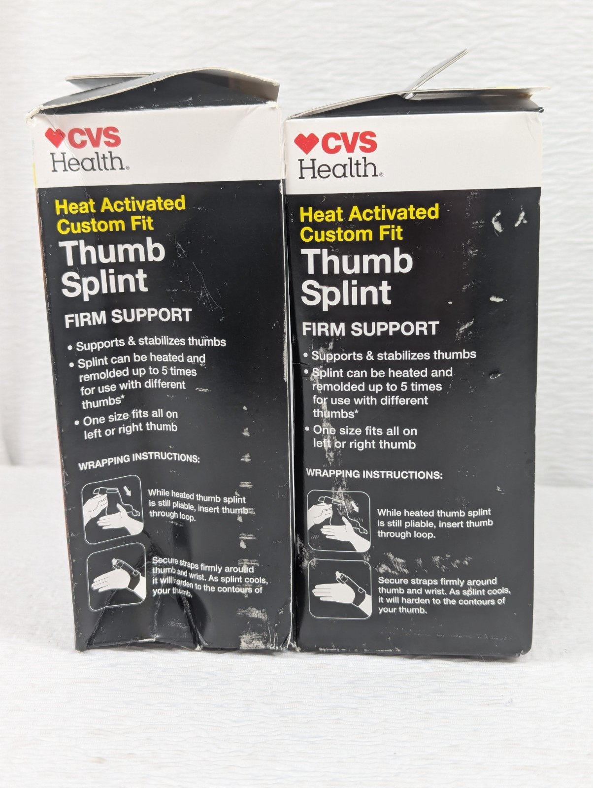 CVS Health – One Size Fits all – Firm Support Thumb Splint – 2 Pack