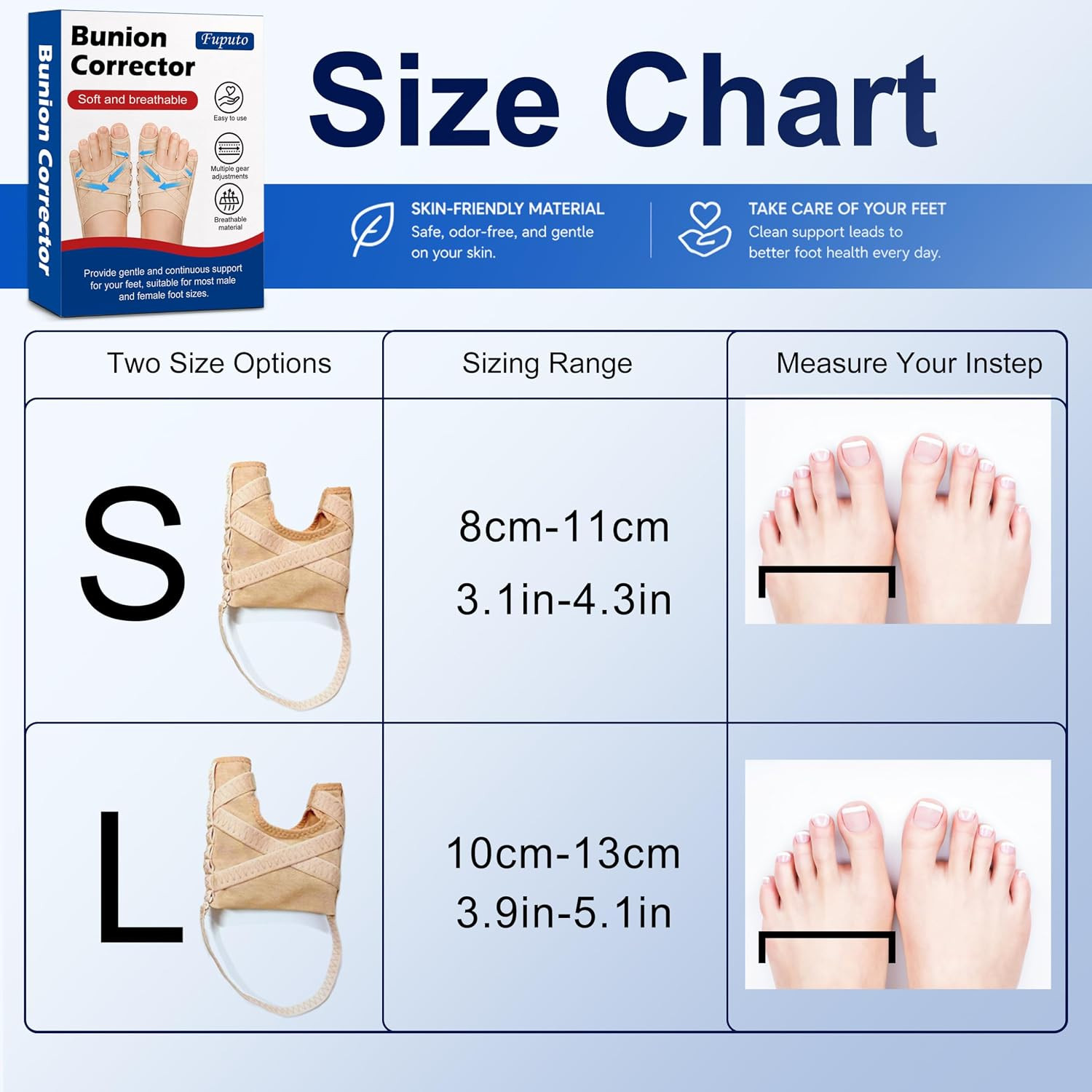 Adjustable Bunion Corrector Sleeve, Bunion Support for Men & Women, Breathable H