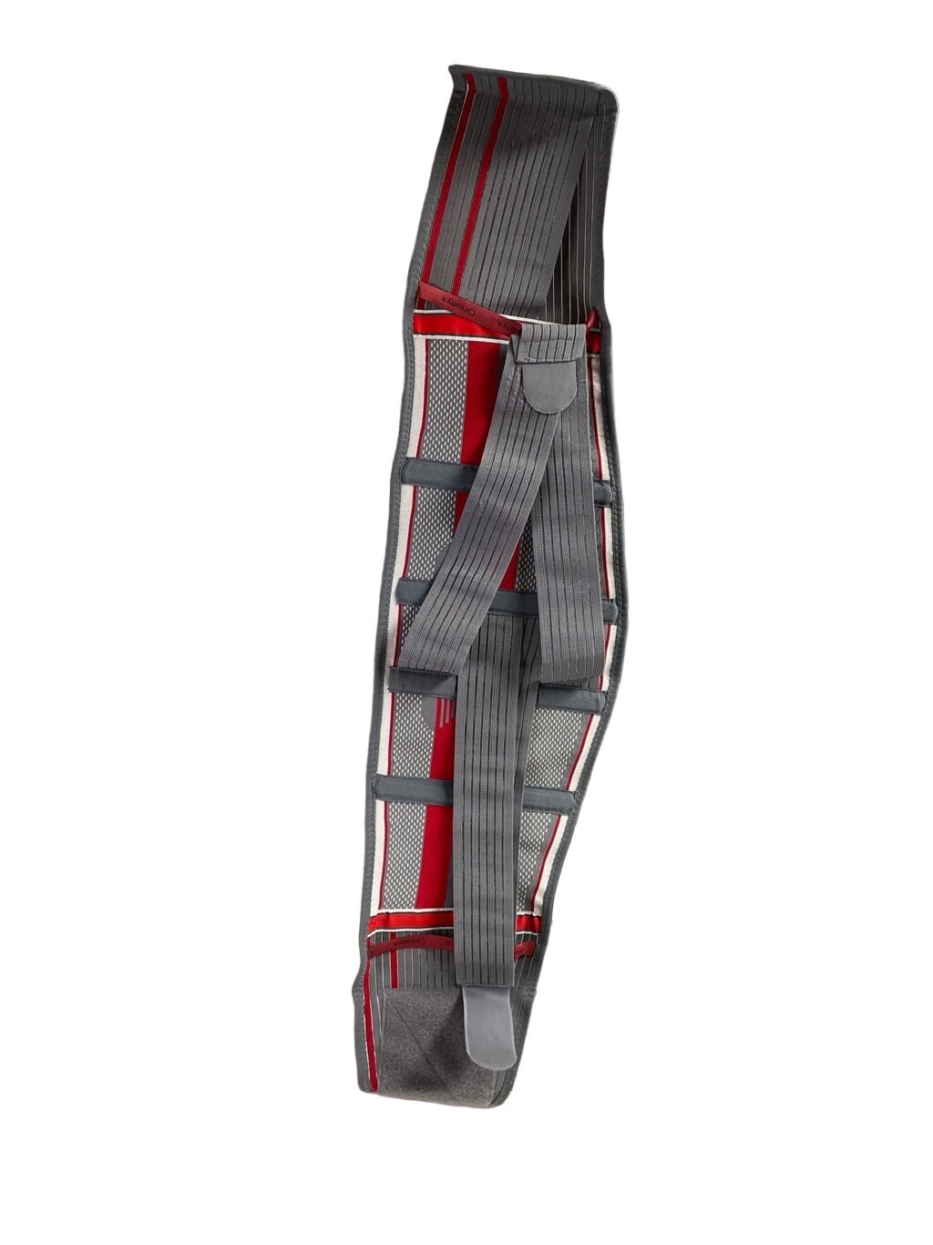ORTONYX KB724 Gray Red Ergonomic Design Lumbar Support Belt Size XXL