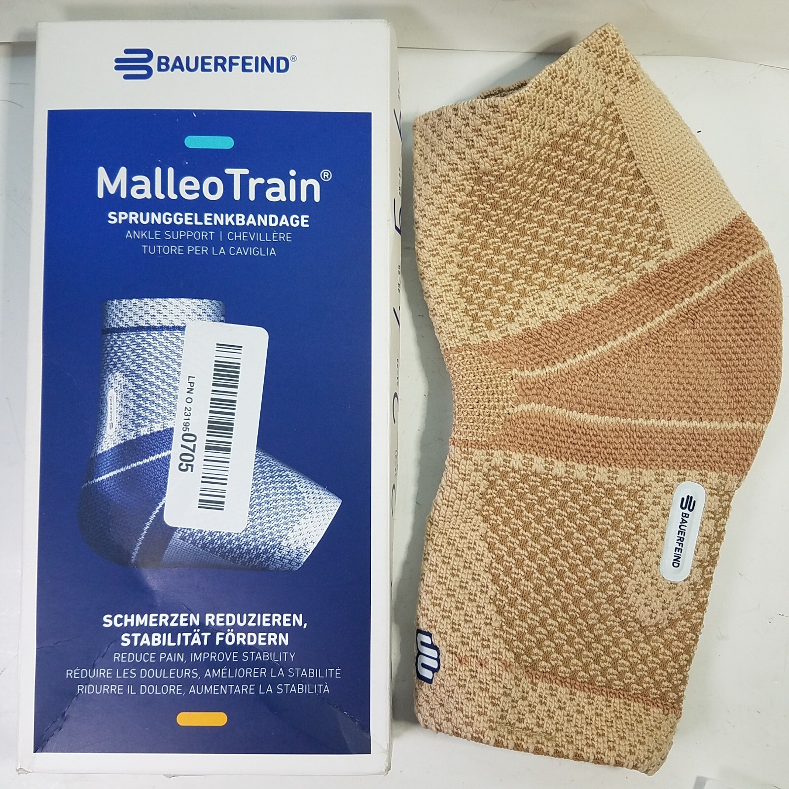 Bauerfeind MalleoTrain Ankle Support Stability for Ankle Joints and Tendons -3 R