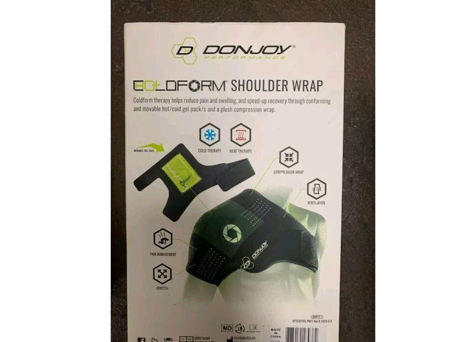 Donjoy Performance Hot Cold Therapy Compressive Shoulder Wrap *NO GEL PACK