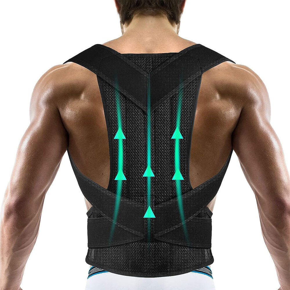 Waist Support Belt Lumbar Back Brace For Men Women Heavy Work Pain Relief Corset
