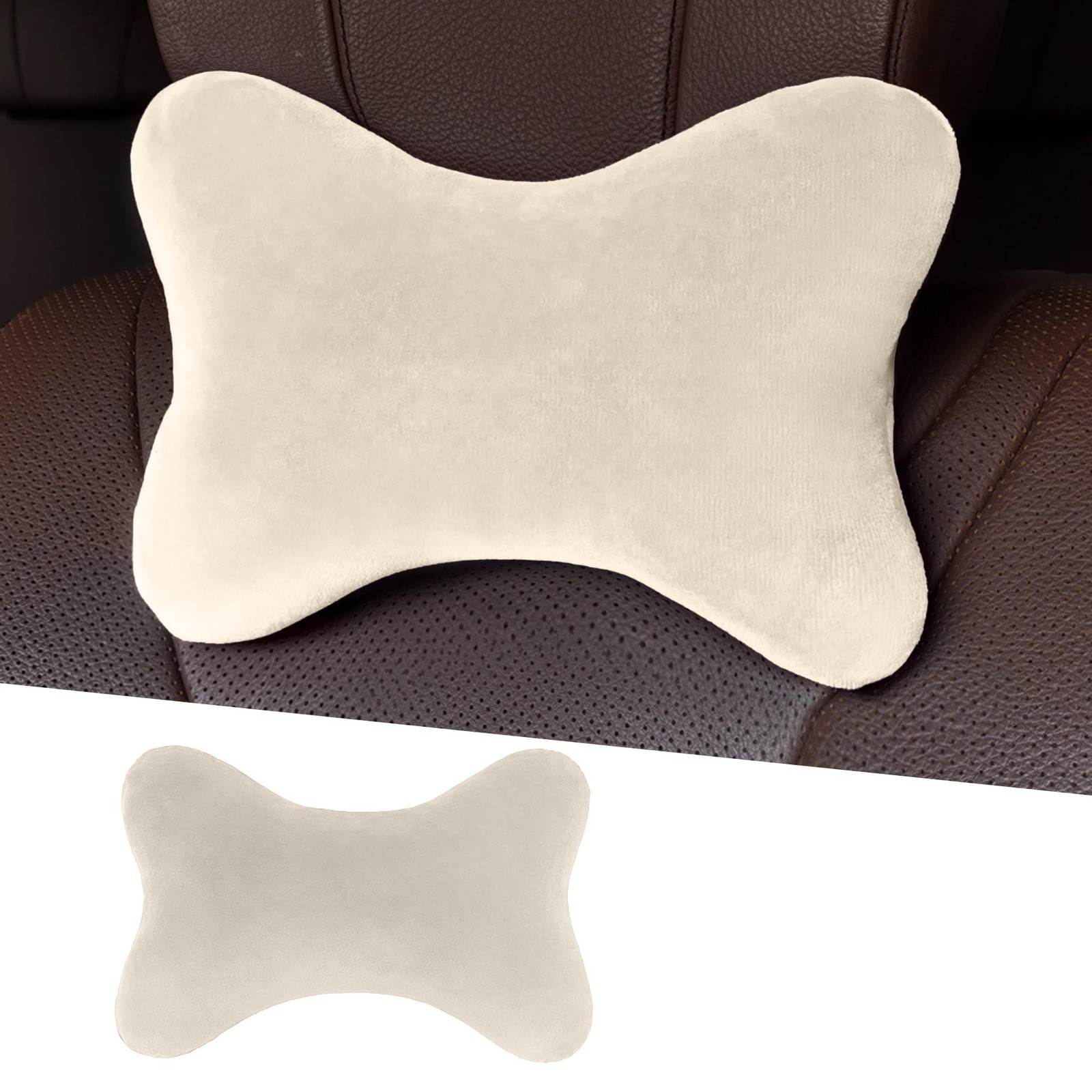 Car Headrest Pillow, Soft Comfortable Memory Foam Automotive Neck Pillow Cush…