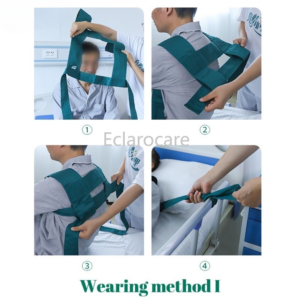 Shoulder Restraint Belt Straps Elderly Bedridden Nursing Strap Getting Up Falls