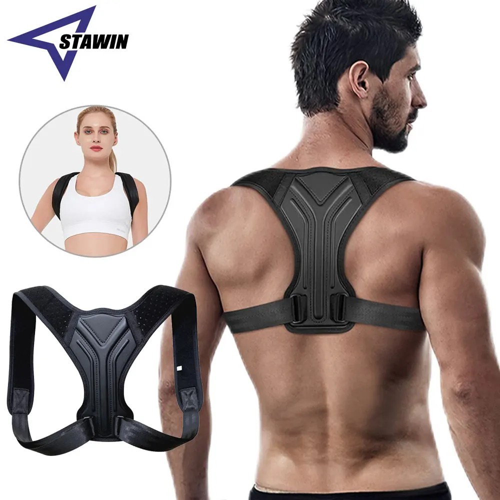 Adjustable Back Shoulder Posture Corrector Belt Clavicle Spine Support Reshape Y