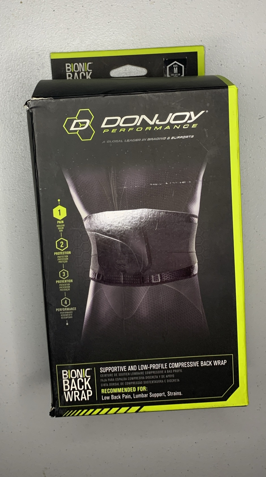 DonJoy Performance Bionic Compression Back Wrap Medium