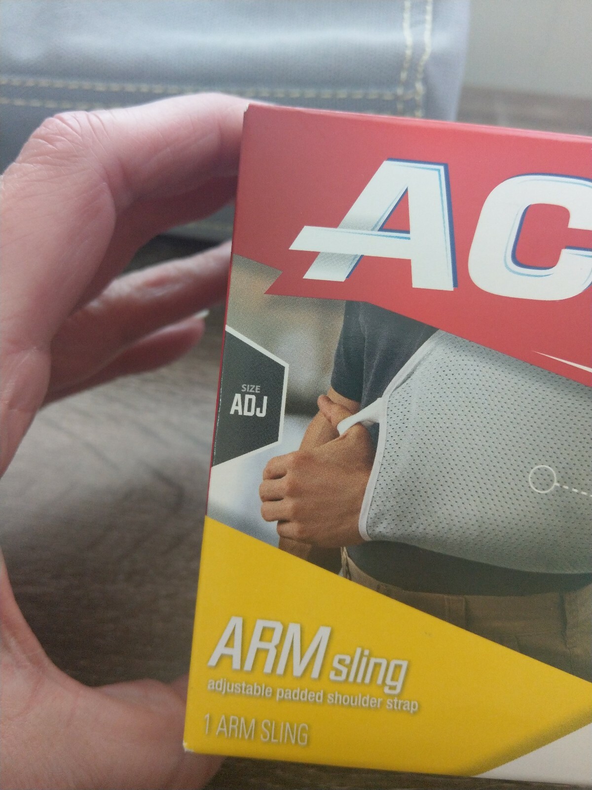 ACE Arm Sling One Size Adjustable Padded Shoulder Strap Breathable