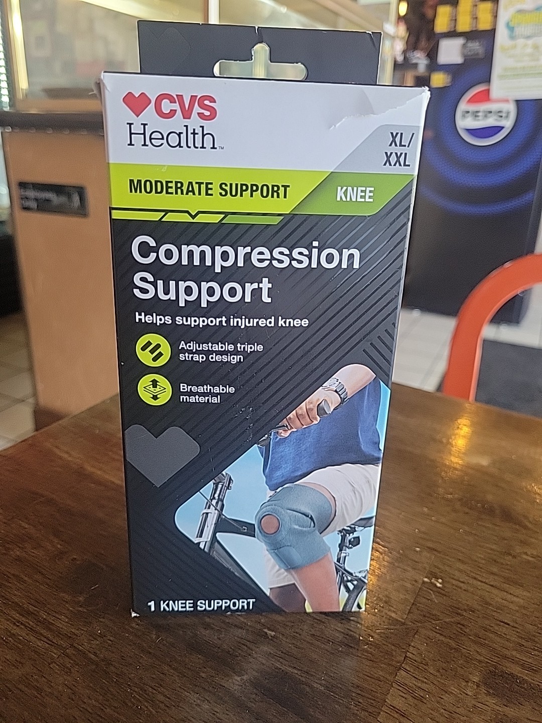 CVS Compression Support Knee Size XL/XXL Moderate Support ADJUSTABLE M