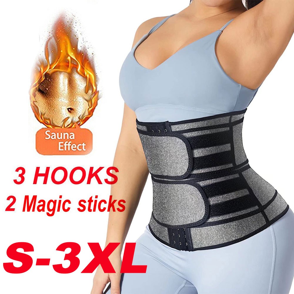 Men Waist Trainer Body Training Shaper Sweat Belt Tummy Control Cincher Girdle