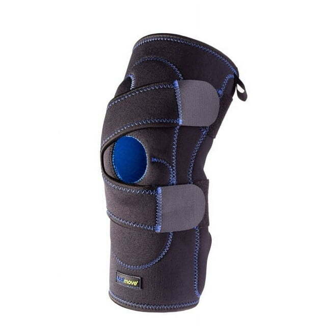 PF Knee Brace Lateral, J Buttress, Hinges, Pads Left Leg (Black) 2X-Large by ACT