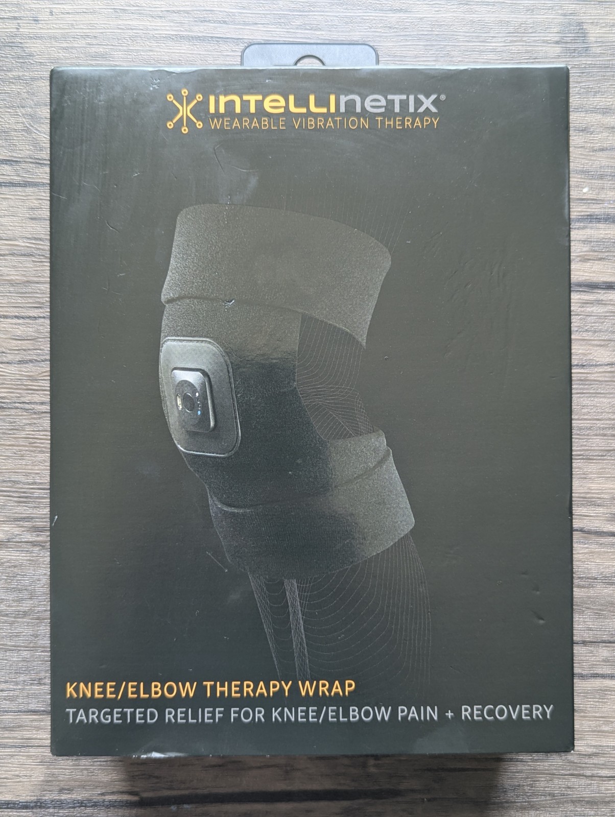 Intellinetix Wearable Vibration Therapy Knee/Elbow Therapy Wrap *Open Box*